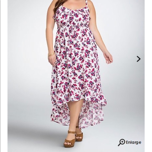 torrid Dresses & Skirts - ❌❌SOLD❌❌Torrid Floral High-Low Dress